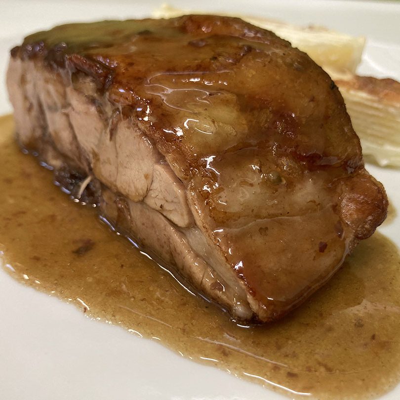 Restaurant El Pont 9 de Camprodon - Xai cruixent amb el seu suc