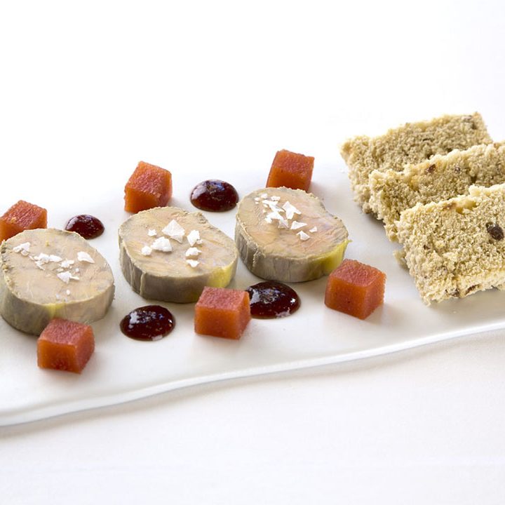 Restaurant El Pont 9 de Camprodon - Per picar - Foie d’ànec amb codony