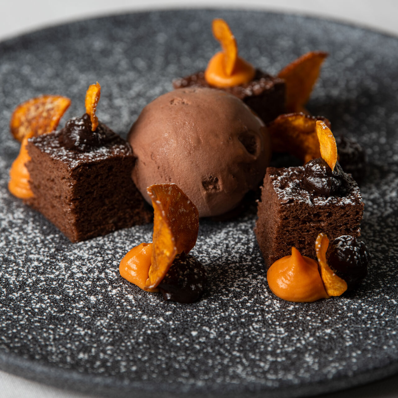Postra de xocolata i moniato